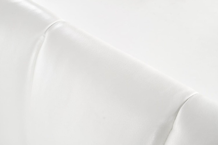 SANDY łóżko tapicerowane biały (2p=1szt)