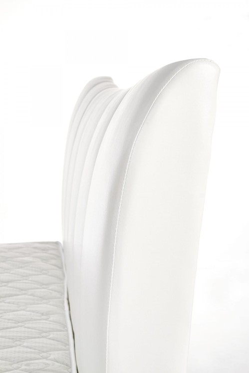 SANDY łóżko tapicerowane biały (2p=1szt)