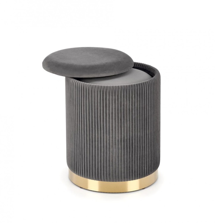 MONTY zestaw 2 puf, popielaty (1p=1kpl)