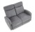 OSLO 2S, sofa 2S ciemny popiel (1p=1szt)